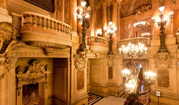 Beautiful Interior Grand Opera Paris France — Stock Photo, Image