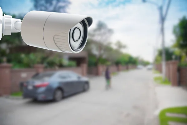 Cctv Security Camera Bescherm Huis Tegen Diefstal — Stockfoto