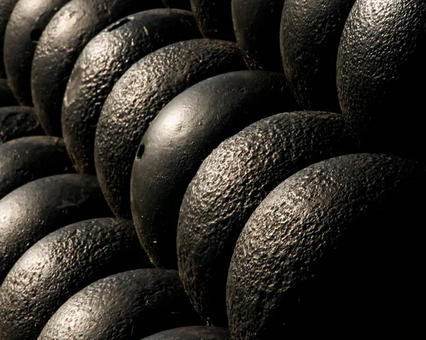Stacked Cannonballs Mchenry — Stock Photo, Image