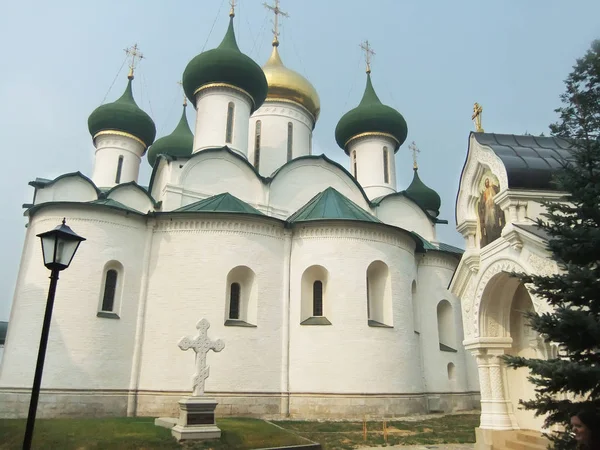 Transfiguratie Kathedraal Bell Toren Klooster Van Saint Euthymius Soezdal Rusland — Stockfoto