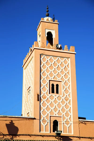 Maroc Africa Minaret Blue Sky — Stock Photo, Image