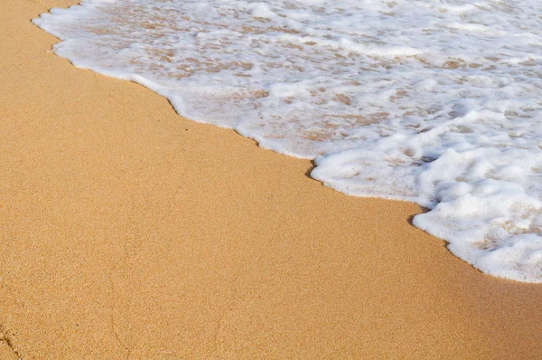 Яка Хвиля Моря Підірве Узбережжя — стокове фото