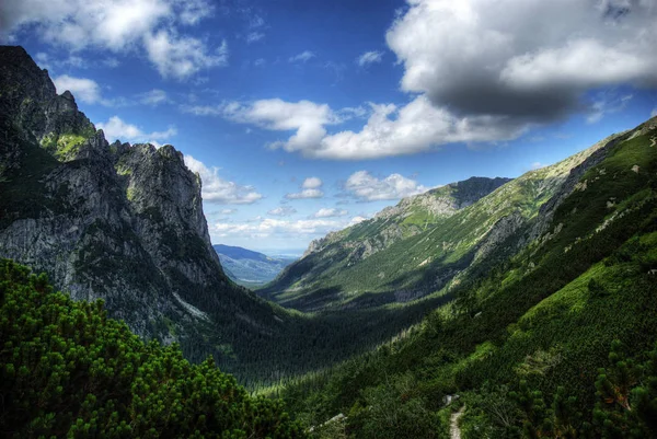 Όμορφη Θέα Των Tatry Βουνών — Φωτογραφία Αρχείου