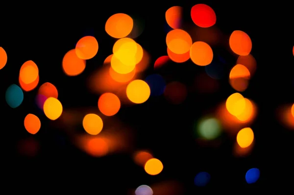 Bokeh Christmas Lights Abstract Background Коммерческого Назидательного Использования — стоковое фото