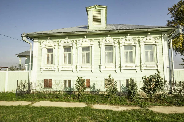 Ház Múzeum Raszputyin Pokrovsky Falu — Stock Fotó