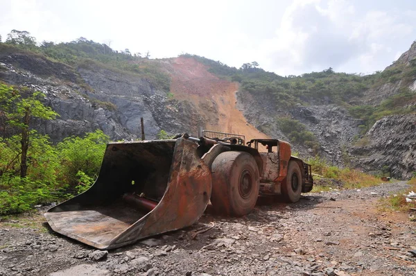 Cargador Minería Oxidante Cuchara Una Mina Subterránea Ghana — Foto de Stock