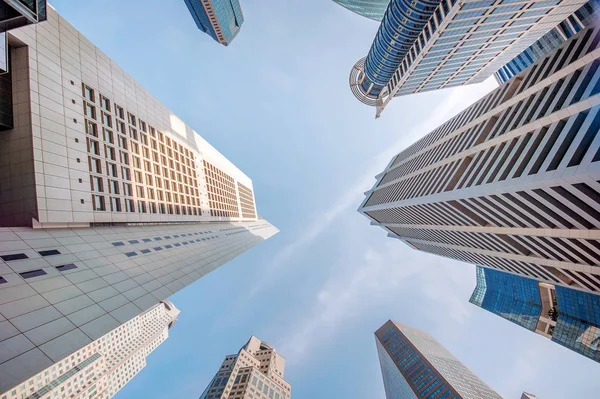 Centrální Obchodní Čtvrti Singapuru — Stock fotografie