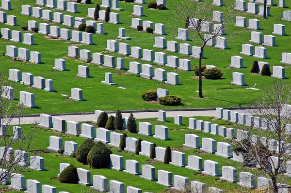 Friedhof Sonnenuntergang — Stockfoto