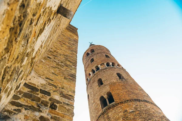 Belltower Duomo Santo Stefano Sur Côte Caorle Italie — Photo