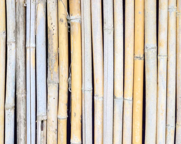 Stary Bambusa Ściany Tekstura Tło — Zdjęcie stockowe