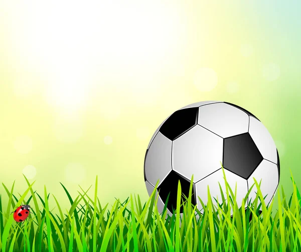 Футбольный Мяч Абстрактном Фоне — стоковое фото