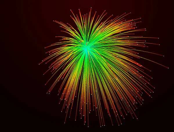 Orange Fireworks Background — Stock Photo, Image