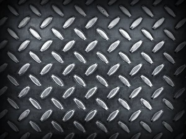 Diamond Gray Toned Metal Background Texture Dark Edge — Stock Photo, Image