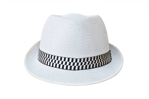 Sombrero Aislado Sobre Fondo Blanco Con Camino Recorte — Foto de Stock