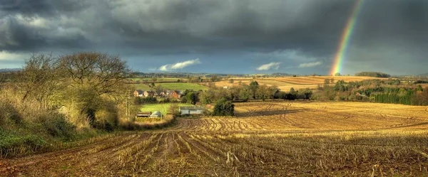 Belbroughton Worcestershire Anglia Clent Hegyek Felé Néz — Stock Fotó