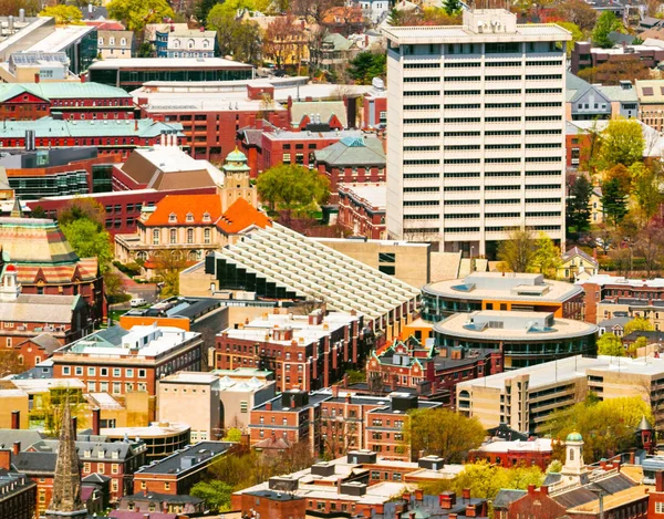 Vista Aérea Del Campus Universidad Harvard —  Fotos de Stock