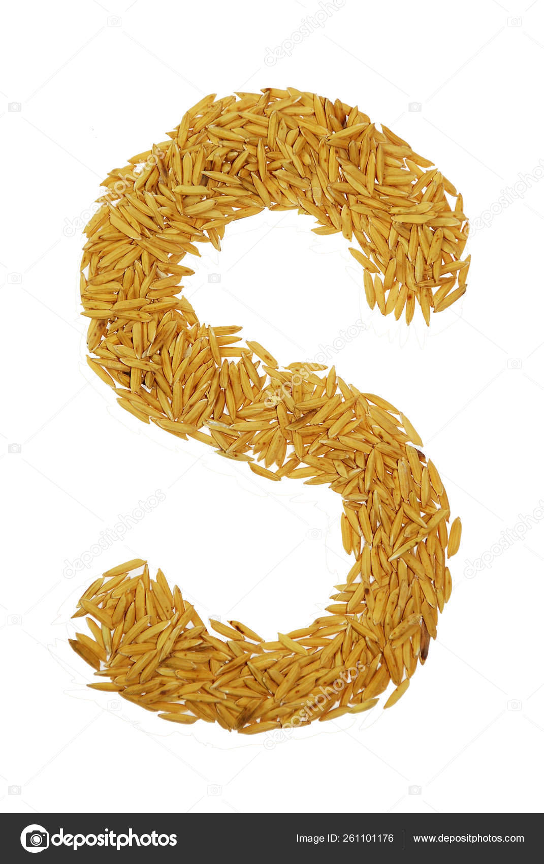 Letters Isolated White Made Grain Stock Photo by ©YAYImages 261101176
