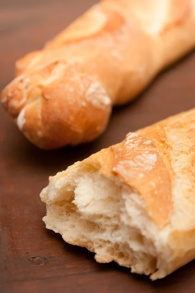 Crosty Deliciosa Baguete Francesa Feita Maneira Tradicional — Fotografia de Stock