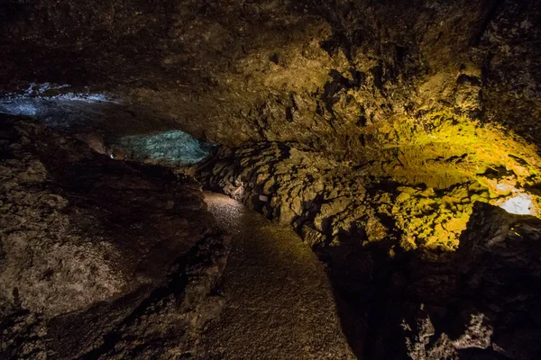 Volcanic Caves Sao Vicente Located Madeira Island Portugal — Stock Photo, Image