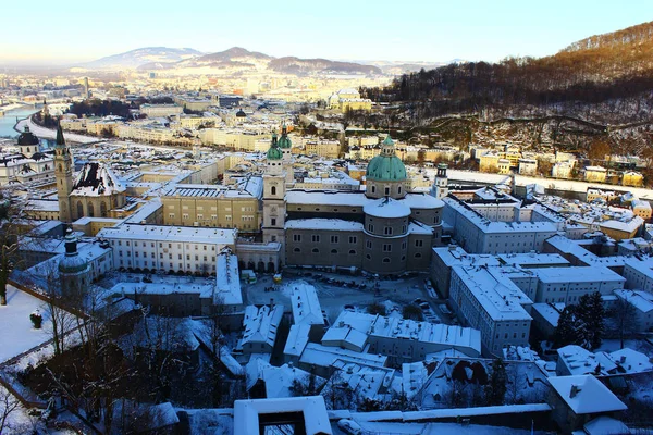 Vista Sobre Salzburgo Austria — Foto de Stock