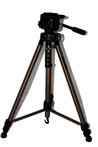 Beyaz Arka Plan Üzerinde Izole Tripod — Stok fotoğraf