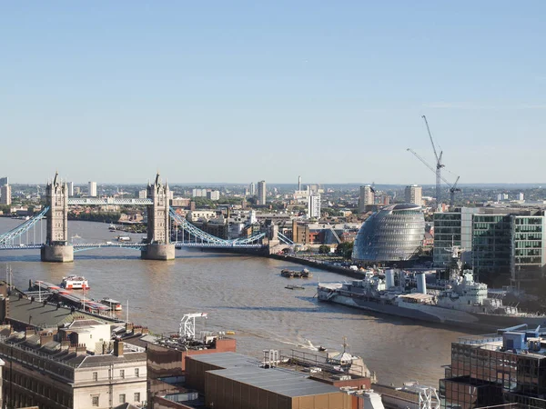 Tower Köprüsü River Thames Londra Ngiltere — Stok fotoğraf