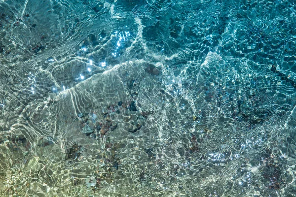 Кристально Чистая Бирюзовая Вода Тропического Моря — стоковое фото