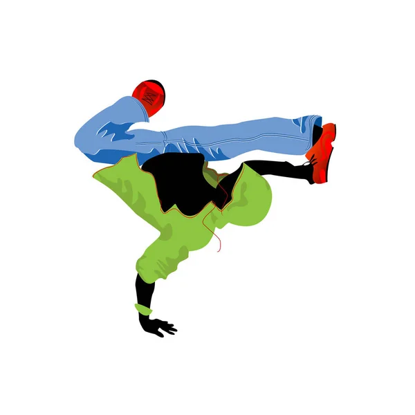 Groove Dancer Illustration Auf Weißem Hintergrund — Stockfoto