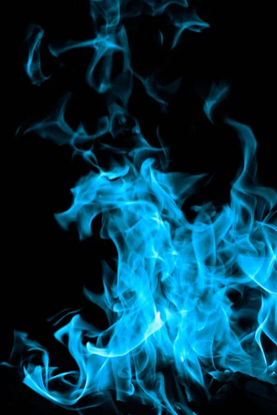 Llamas Azules Fuego Como Backgorund Abstracto — Foto de Stock