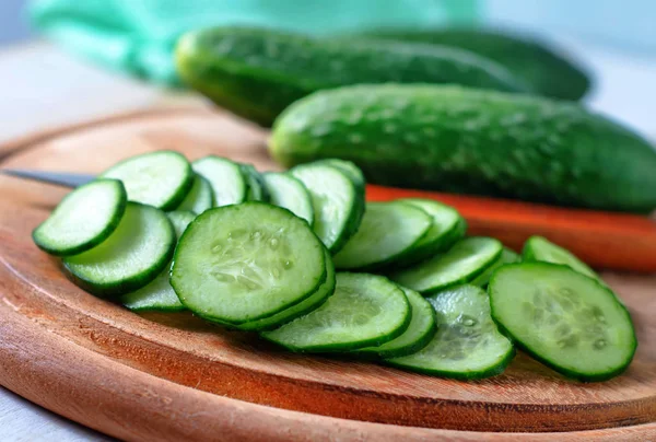 Fresh Cucumbers Close View — Stock Photo, Image