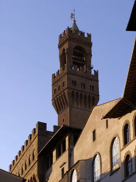 Kilátás Ókori Firenze Város Építészet Olaszország — Stock Fotó