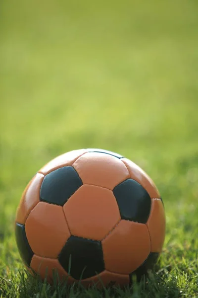 Fußball Gras — Stockfoto