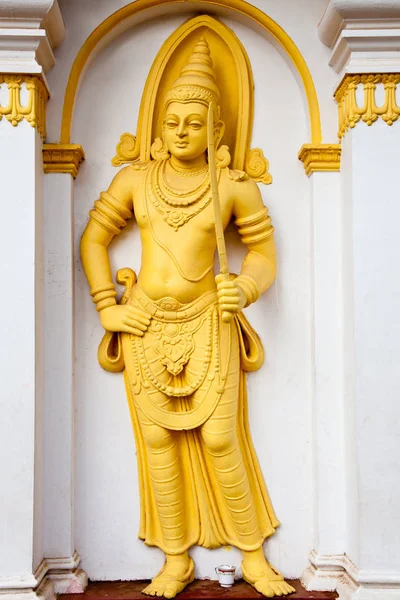Guard Sri Maha Bodhi Tree Anuradhapura Sri Lanka — Stockfoto
