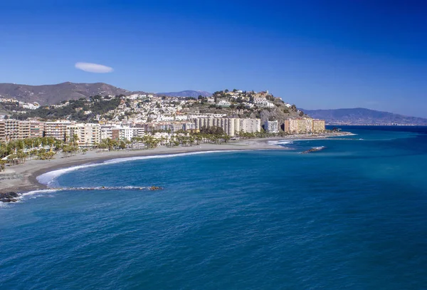 Playa Caletilla Almuñecar Andalucía España —  Fotos de Stock