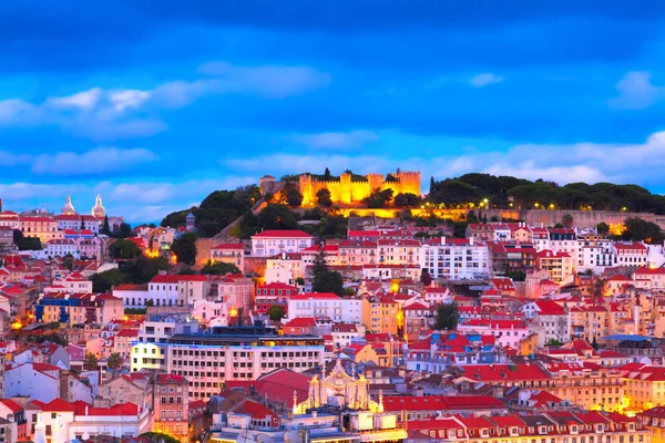 Panorama Lisabonu Portugalsko — Stock fotografie