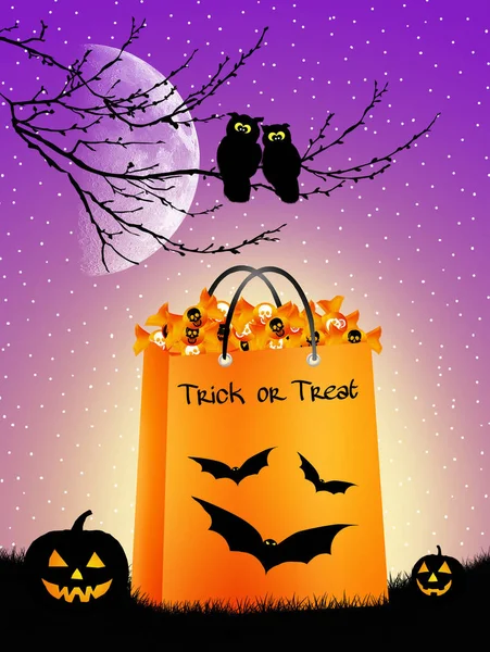 Truco Trato Halloween — Foto de Stock