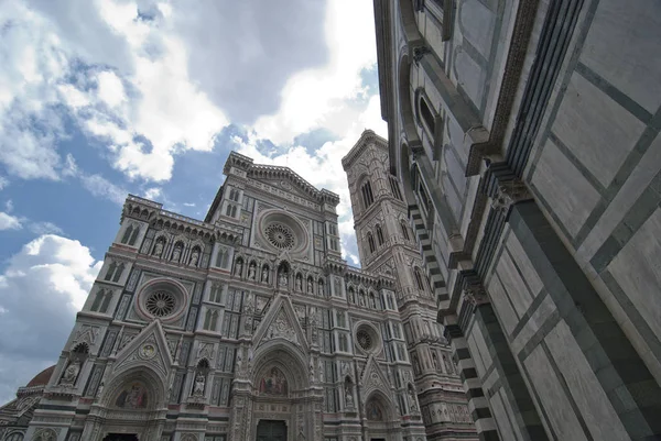 Arkitektonisk Detalj Piazza Del Duomo Florens Italien — Stockfoto