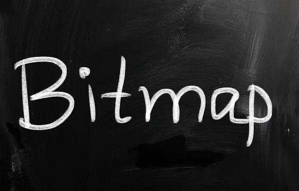 Bitmapwoord Nieuw Blackboard — Stockfoto