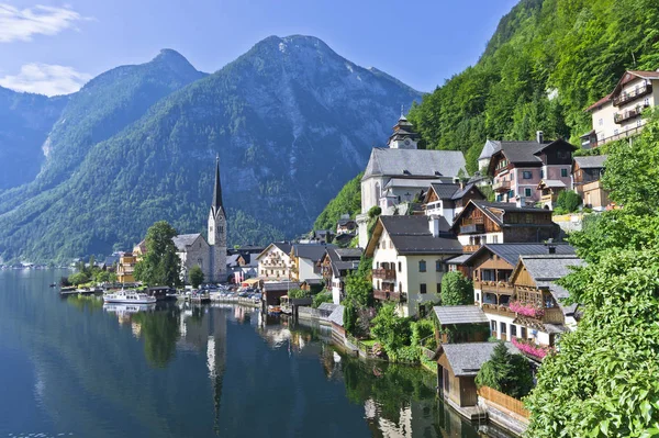 Hallstatt Oostenrijk Europa Dag Van Tijd — Stockfoto