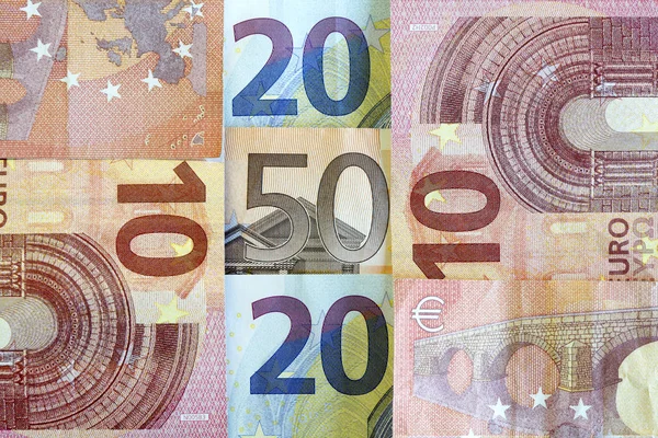 close up of Euro  Bills , Money