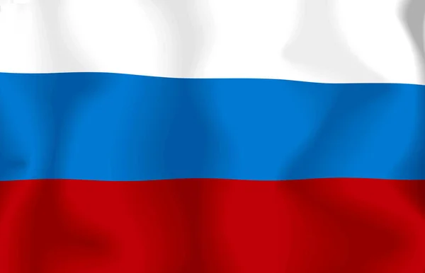 Rosja Flaga Tło Zbliżenie — Zdjęcie stockowe