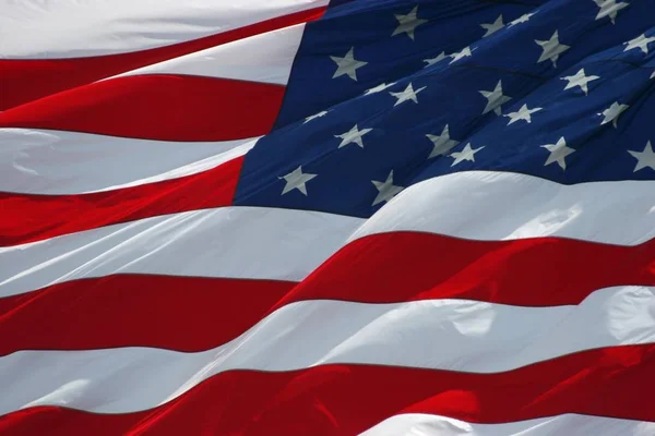 Bandeira Americana Fundo Símbolo Nacional — Fotografia de Stock