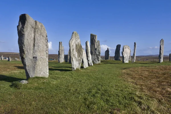 Callanish Каменів Розташовані Неподалік Від Села Callanish Західному Узбережжі Острова — стокове фото