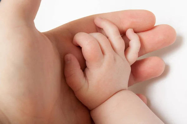 Ein Kind Hat Seine Babyhand Offen Und Der Hand Seiner — Stockfoto