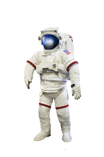 Űrhajós Suit Elszigetelt Fehér — Stock Fotó