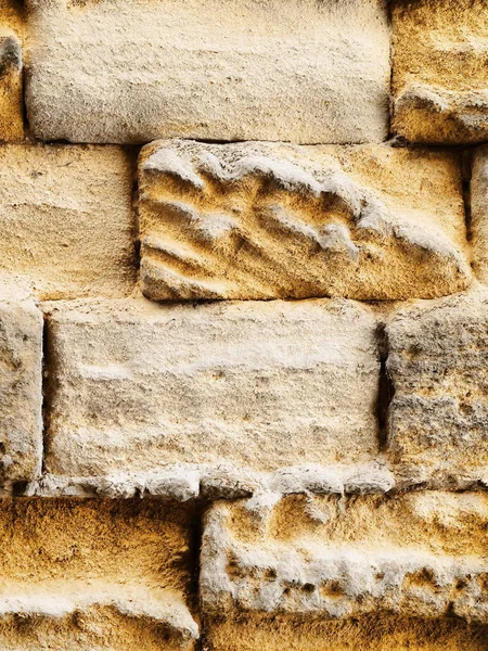 Textuur Rijke Stenen Van Muur Van Een Huis — Stockfoto