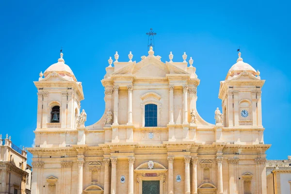 시칠리아 유네스코 화창한 바로크 양식의 — 스톡 사진