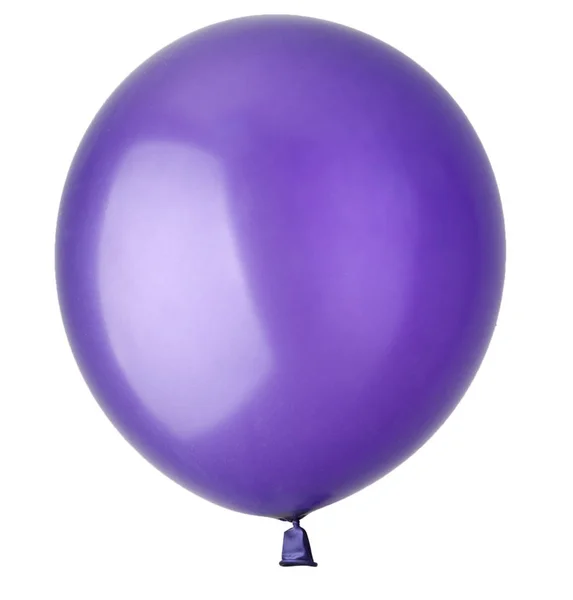 Blauwe Ballon Voor Kinderen Geïsoleerd Een Witte Achtergrond — Stockfoto