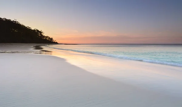 Serenidad Paz Atardecer Murrays Beach Parque Nacional Booderee Jervis Bay — Foto de Stock