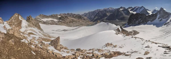 Panorama Escénico Los Picos Montaña Más Altos Del Parque Nacional — Foto de Stock